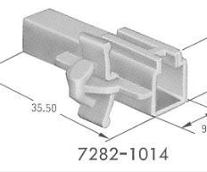 7282-1014 Разъем жгута проводов YPT 9.5WP