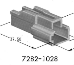 7282-1028 Разъем жгута проводов YPT 9.5WP
