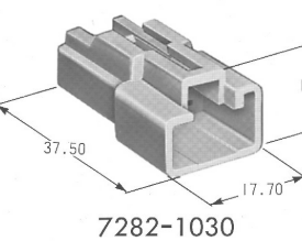 7282-1030 Разъем жгута проводов YPT 9.5WP