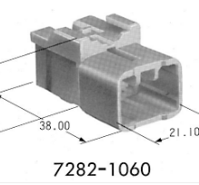 7282-1060 Разъем жгута проводов YPT 9.5WP