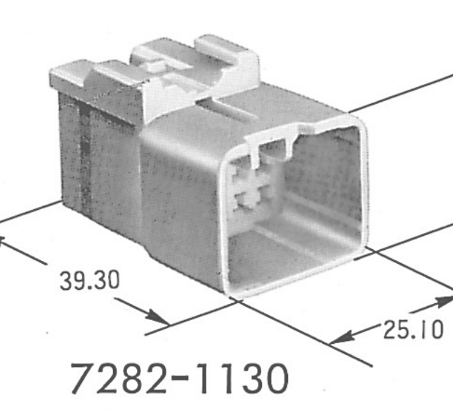 7282-1130 Разъем жгута проводов YPT 9.5WP