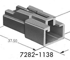 7282-1138 Разъем жгута проводов YPT 9.5WP