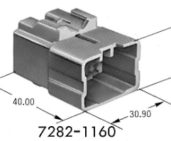 7282-1160 Разъем жгута проводов YPT 9.5WP
