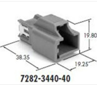 7282-3440-40 Разъем жгута проводов YPT 9.5WP