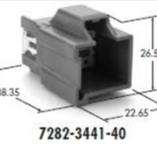 7282-3441-40 Разъем жгута проводов YPT 9.5WP