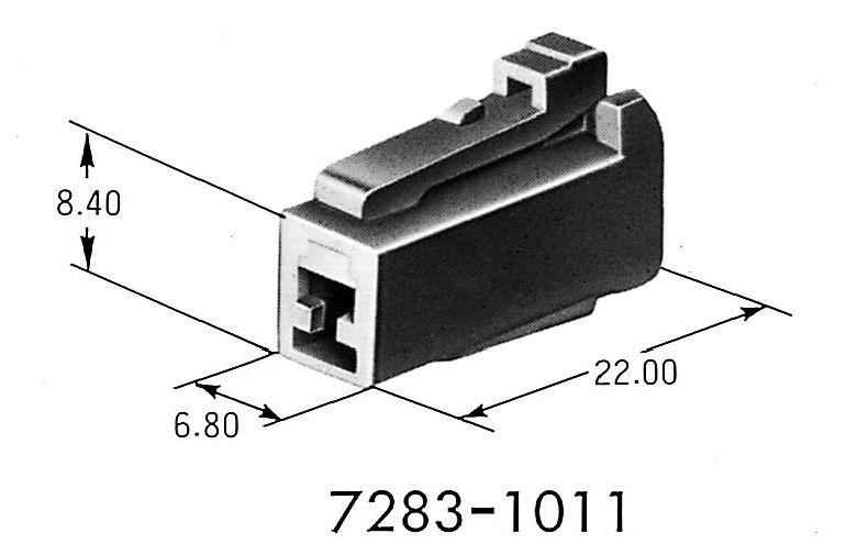 7283-1011 Разъем жгута проводов YPT 9.5WP