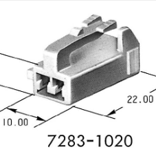 7283-1020 Разъем жгута проводов YPT 9.5WP