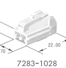 7283-1028 Разъем жгута проводов YPT 9.5WP