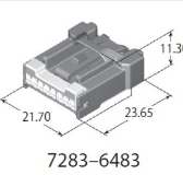 7283-6483 Разъем жгута проводов YPT 9.5WP