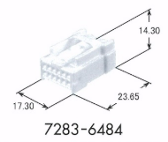 7283-6484 Разъем жгута проводов YPT 9.5WP