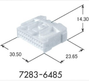 7283-6485 Разъем жгута проводов YPT 9.5WP