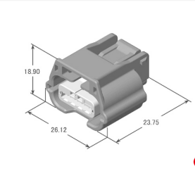 7283-8853-30 Разъем жгута проводов YPT 9.5WP