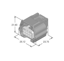 7283-8855-30 Разъем жгута проводов YPT 9.5WP