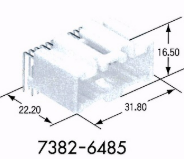 7382-6485 Разъем жгута проводов YPT 9.5WP
